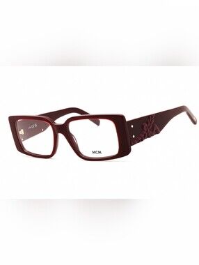 MCM MW5003, Bordeaux/Clear Lens, Woman's Eyewear, Size 52X16X145